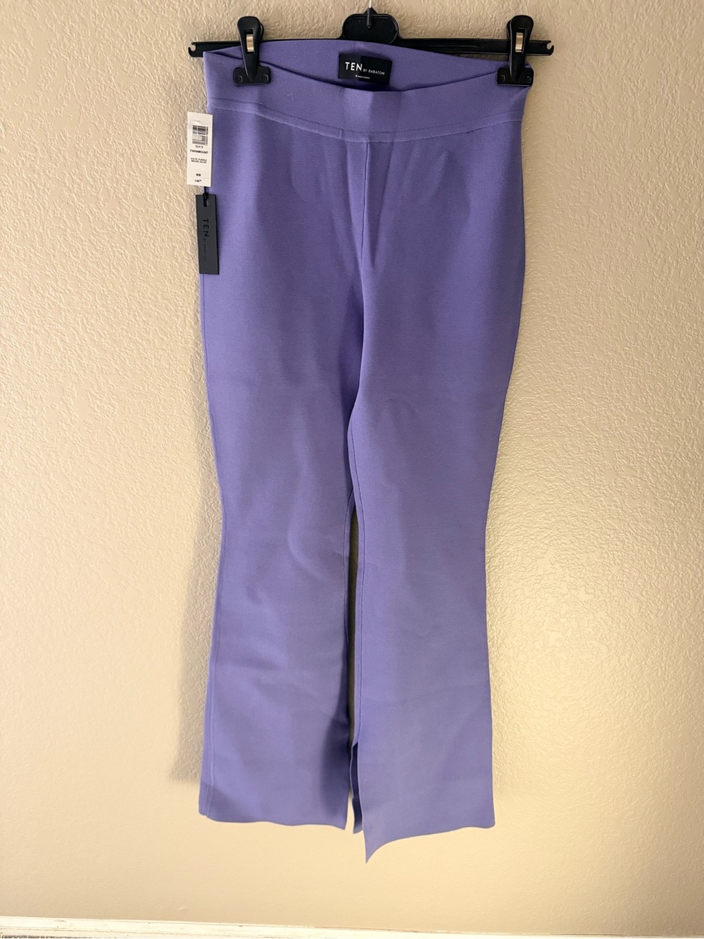 Aritzia Lavender Flare Knit Pants